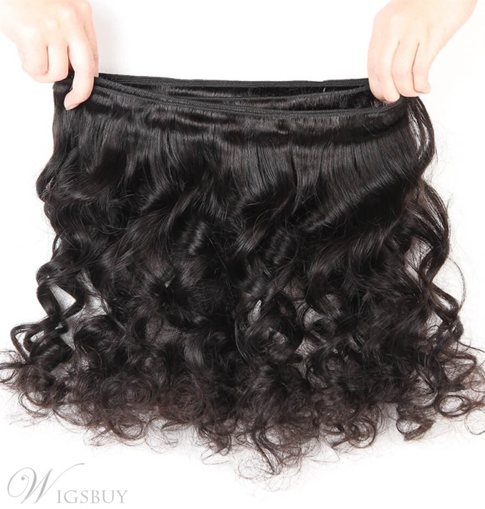 Wigsbuy Brazilian Virgin Human Hair Loose Wave Bundle 8-30 Inches