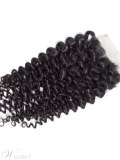 Wigsbuyt 4X4 Lace Closure Brazilian Hair Kinky Curly Free Part