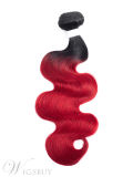 Wigsbuy Body Wave Ombre Human Hair Extensions 1 Piece