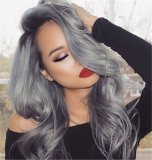 Wigsbuy Body Wave Huaman Hair Weave 1B/Grey Hair Bundles 3Pcs