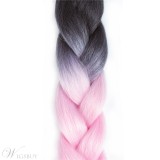 Ombre Synthetic Kanekalon Braiding Hair Crochet Braids False Hair Extensions