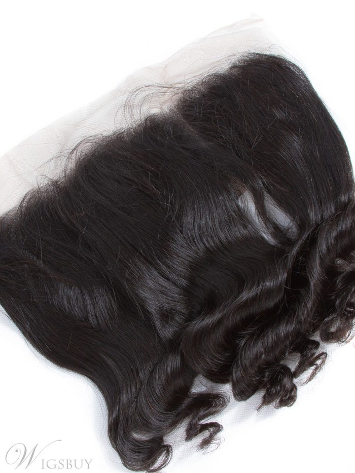 Wigsbuy Remy Human Hair Water Weave 13 x 4 Lace Frontal 8-18 Inches