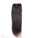 Wigsbuy Natural Straight Human Hair Bundles With Closure 4 Bundles With Closure