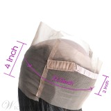 360 Lace Frontal Natural Wave Human Hair Black Women Closure