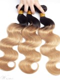 Wigsbuy Ombre Color Body Wave Human Hair Bundles1b/27