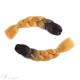 Ombre Synthetic Kanekalon Braiding Hair Crochet Braids False Hair Extensions