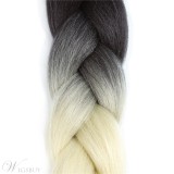 Colorful Jumbo Braiding Synthetic Hair 24 Inches 5 Bundles Lot