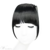 Clip In Hair Bangs Hairpiece Synthetic Blunt Bangs Hair Piece