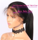 Wigsbuy 360 Lace Frontal Closure Human Remy Hair 150% Destiny With Natural Hairline