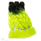 Colorful Jumbo Braiding Synthetic Hair 24 Inches 5 Bundles Lot