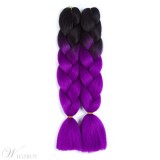 Ombre Synthetic Kanekalon Braiding Hair Crochet Braids False Hair Extensions
