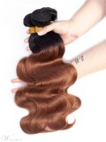 Wigsbuy Ombre Human Hair Bundles Body Wave 4 Bundles/Lot T1B/30 Color