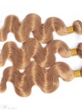 Wigsbuy Honey Blonde Body Wave Human Hair Extension #27 3PCS