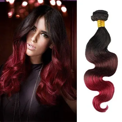 Wonderful Wavy Human Hair Weave/Weft 1 PC