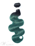 Wigsbuy Body Wave Ombre Human Hair Extensions 1 Piece