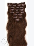 Clip In Sweet Human Hair Long Loose Wave 7 PCS Clip In Hair Extensions