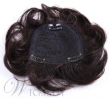 Wholesale Cheap 100% Indian Human Hair Clip in Hair Pieces Wavy
