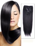 Straight 9PCS Clip in Hair Extensions Remy Human Hair