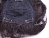 Wholesale Cheap 100% Indian Human Hair Clip in Hair Pieces Wavy