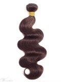 Wigsbuy Body Wave Human Hair Weave 4 Bundles Dark Brown