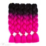 Ombre Synthetic Kanekalon Braiding Hair Crochet Braids False Hair Extensions