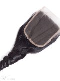Wigsbuy Brazilian Remy Hair Loose Wave Human Hair Lace Closure 4x4 Free Part