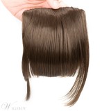 Clip In Hair Bangs Hairpiece Synthetic Blunt Bangs Hair Piece
