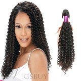 Top Quality Jerry Curly Virgin Hair Human Hair Weave 1 PC
