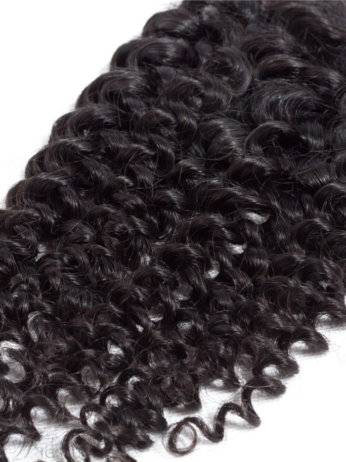 Wigsbuyt 4X4 Lace Closure Brazilian Hair Kinky Curly Free Part