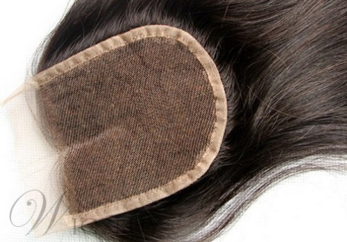 New Straight Unprocessed Human Hair Lace Closures 4*4