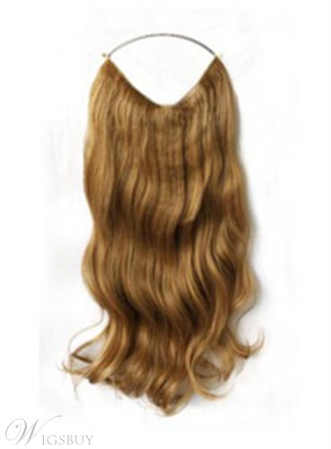 NEW Elegant Wavy 100% Human Hair Flip In Hair Extension