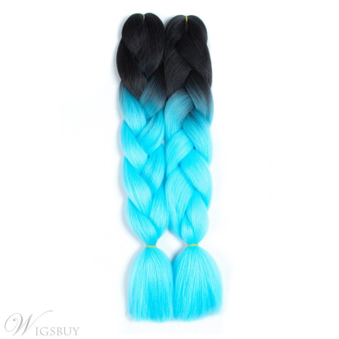 Ombre Synthetic Kanekalon Braiding Hair Crochet Braids False Hair Extensions