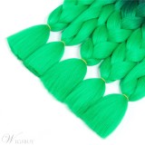 Ombre Synthetic Kanekalon Braiding Hair Crochet Braids False Hair Extensions
