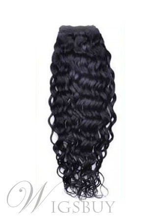 Curly 7PCS Clip in Hair Extensions 100% Human Hair 100g