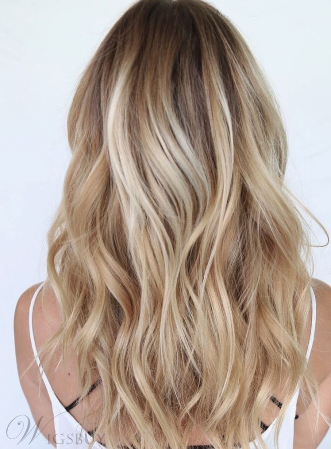 Clip In Human Hair Long Loose Wave 7 PCS Clip In Hair Extensions