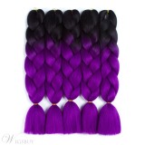 Ombre Synthetic Kanekalon Braiding Hair Crochet Braids False Hair Extensions