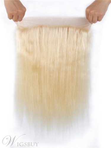 Wigsbuys 360 Lace Frontal Remy Human Hair 613 Color