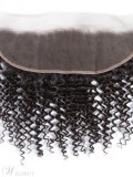 Wigsbuy Remy Kinky Curly 13x4 Lace Frontal Closure 8-18 Inch