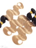 Wigsbuy Ombre Color Body Wave Human Hair Bundles1b/27