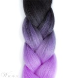 Ombre Synthetic Kanekalon Braiding Hair Crochet Braids False Hair Extensions