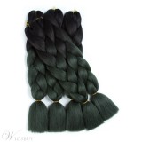 Ombre Synthetic Kanekalon Braiding Hair Crochet Braids False Hair Extensions