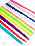 Colorful10 Pcs Clip In Hair Extensions Synthetic Hair Straight 22 Inches