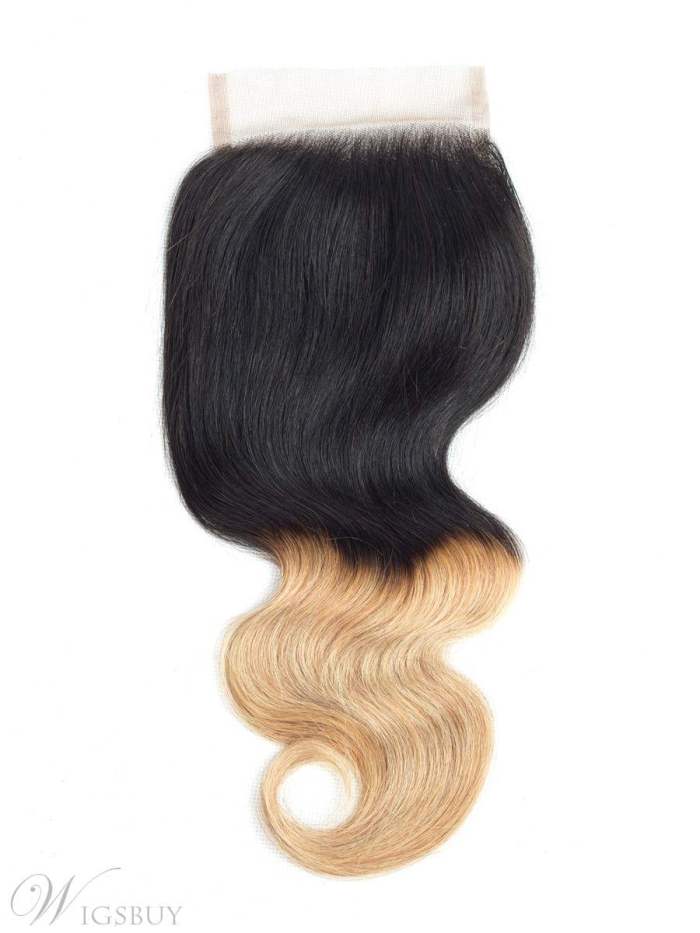 Wigsbuy Ombre Brazilian Body Wave 4x4 Lace Closure T1B/27