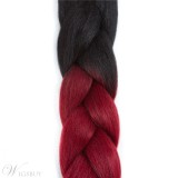 Ombre Synthetic Kanekalon Braiding Hair Crochet Braids False Hair Extensions