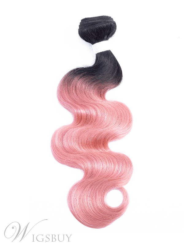 Wigsbuy Body Wave Ombre Human Hair Extensions 1 Piece