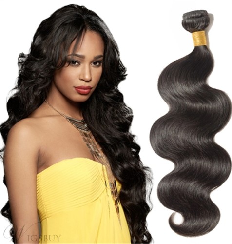 Wigsbuy Brazilian Virgin Human Hair Body Wave Bundle 8-30 Inches