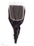 Wigsbuy Brazilian Remy Hair Loose Wave Human Hair Lace Closure 4x4 Free Part