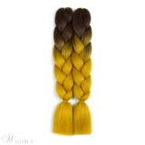 Ombre Synthetic Kanekalon Braiding Hair Crochet Braids False Hair Extensions