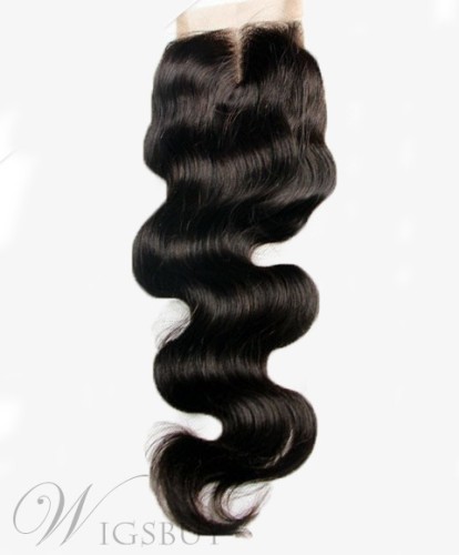 Free Part & Middle Part Brazilian Virgin Hair Loose Wave Textures Swiss Lace Top Closure
