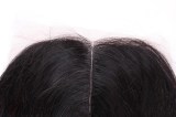Lace Top Closure Free Part & Middle Part Brazilian Virgin Hair Straight Textures Swiss Lace Hair Products